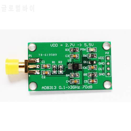 AD8313 0.1 GHz-2.5GHz 70 dB logarithmic detector / controller module