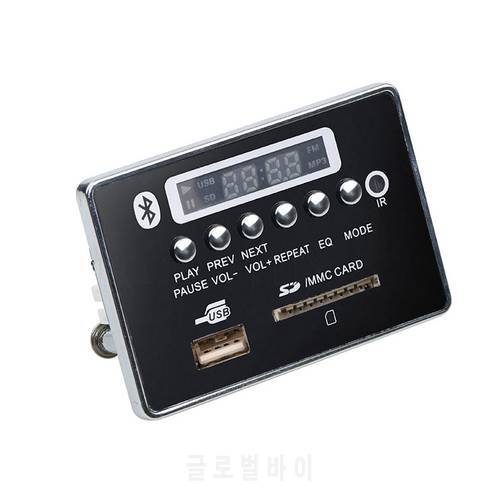 New Car USB MP3 Player Integrated Bluetooth Hands-free MP3 Decoder Board Module with Remote Control USB For Aux Radio