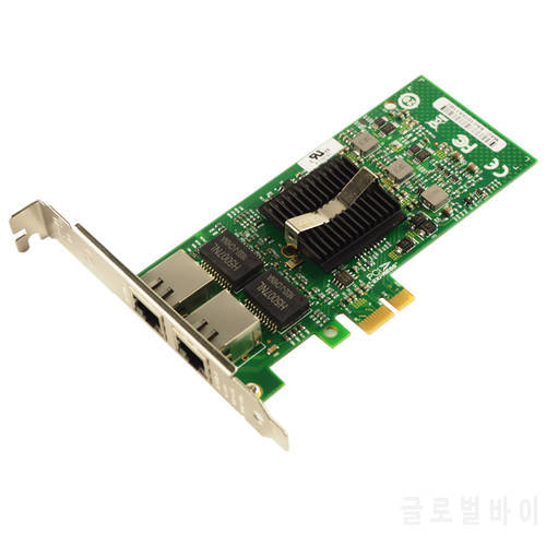 82576EB Chipset Dual Port PCI-E X4 Gigabit Server Adapter NIC Card 1Gbps E1G42ET