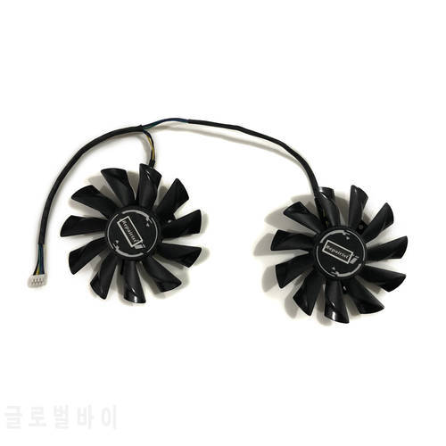 2pcs/set PLD09210S12HH RX570 RX470 RX480 ARMOR VGA GPU Cooler Fan For MSI RX 470/570/480 ARMOR Grahics Card Cooling Replacement