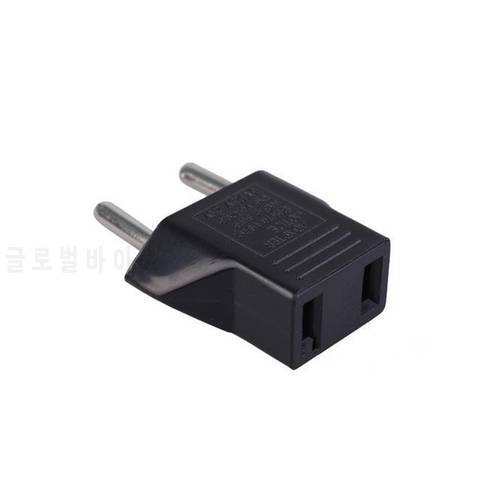 Universal US To EU Plug USA To Europe Travel Wall AC Power Charger Outlet Adapter Converter 2 Round Socket Input Pin
