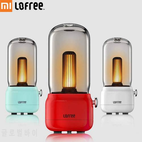 Youpin Lofree Candly Light Portable 1800K LED Sound Source Atmosphere Retro Night Light Table Lamp Bar Decor Creative Lamps h20