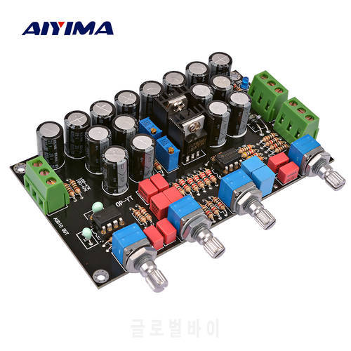 AIYIMA NE5532 OP AMP Tone Amplifier Preamplifier Volume Control Board HIFI Preamp Tone Board Dual AC12V-22V For Amplifier DIY