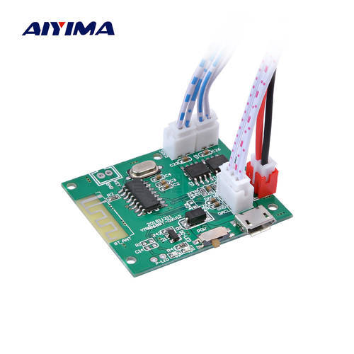 AIYIMA Mini 5.0 Bluetooth Module With 5W+5W Power Amplifiers Audio Board Amplificador DIY For Bluetooth Computer Speaker