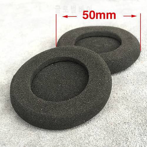 Foam Ear Pads For Headphones 50mm PC130 PC131 PX80 PX100 H500 5cm Earbud cojines Cover Headphone Ear pad High Quality 2pcs/1pair