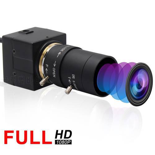 Full Hd 1080P USB Webcam 5-50mm Varifocal CMOS OV2710 30fps 60fps 100fps Industrial UVC Usb Camera for PC Computer Laptop