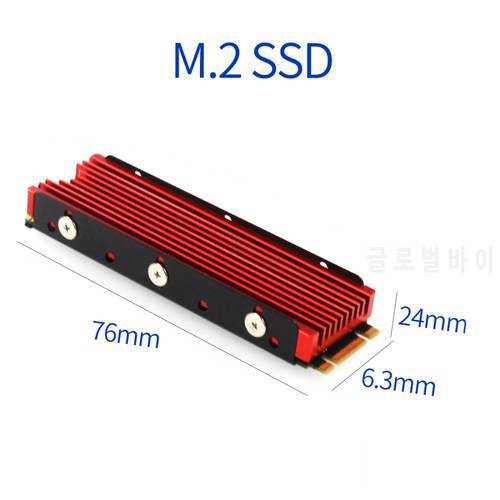 Cool Warship for NVME for NGFF M.2 Heatsink Aluminum Sheet Thermal Conductivity Silicon Wafer Cooling Warship Nvme Heatsink 2280