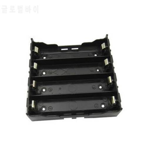 High Quality Battery Box Holder Batteries Case for 4x 18650 in Parallel 3.7V Pole Black