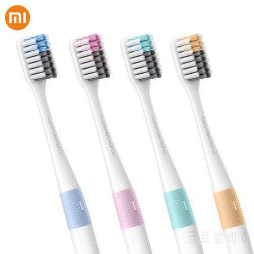 New Fast shipping 2019 New Youpin Doctor B Bass Method Deep Clean Tooth soft brush Sandwish-bedded For Travel Home