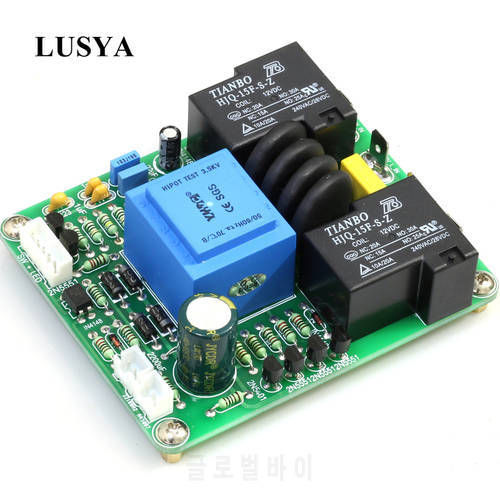 Lusya Class A 220V Power Amplifier Temperature Soft Start Delay Protection Board for Amplifier 30A 1000W A4-007