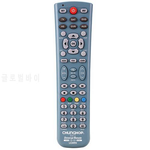 Combinational Remote Control Learn for TV SAT DVD CBL DVB-T AUX Universal 3D SMART TV CE Chunghop E677 L677E L677