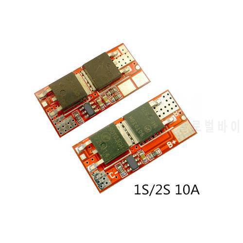 10A 1S 2S 4.2V PCB PCM BMS Charger Charging Module 18650 Li-ion Lipo 1S 10A /2S 10A BMS Lithium Battery Protection Circuit Board