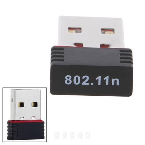150Mbps USB 2.0 Mini Wireless Card WiFi Wireless Adapter Network LAN Card 802.11 ngb Ralink MT7601
