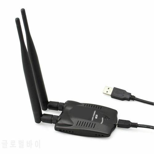 3000MW High Power Signal USB Wireless WIFI Adapter 2 Antenna 802.11bgn 150Mbps