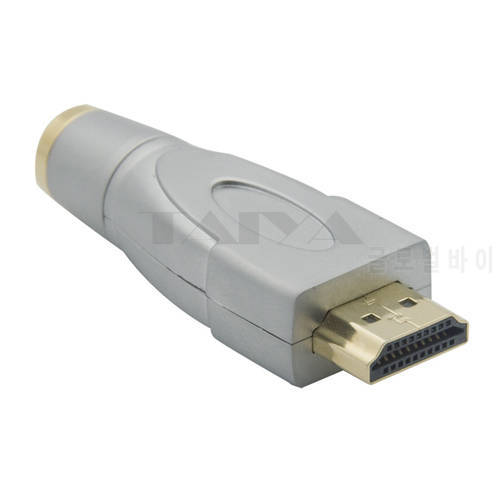 HDMI male connector with metal housing to support DIY HDMI cable