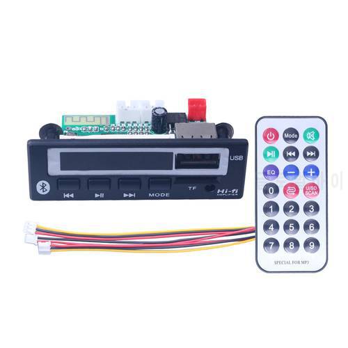 Hot MP3 Decoder Board Bluetooth Module Car USB MP3 Player USB Aux Radio for Car Integrated Remote Control