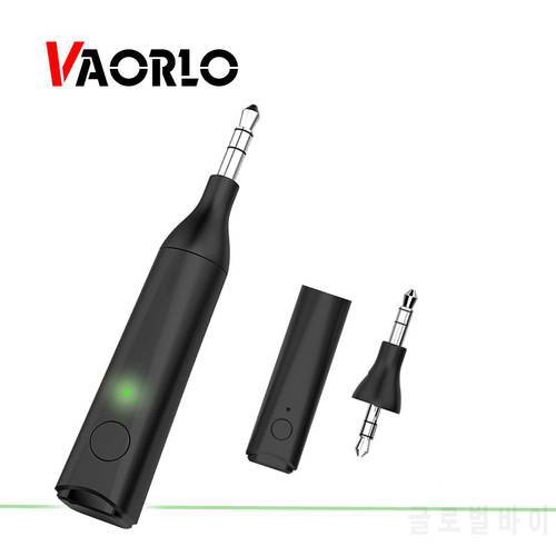 VAORLO Bluetooth Receiver Car Kit Stereo Audio Music Aux Wireless Mini 3.5mm Adapter Handsfree Auto For Car For Headphone Phone