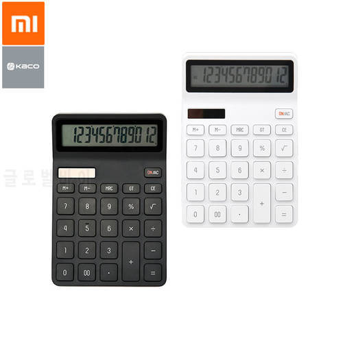 Youpin LEMO Desktop Calculator Photoelectric Dual Drive 12 Number Display Automatic Shutdown For Office Finance