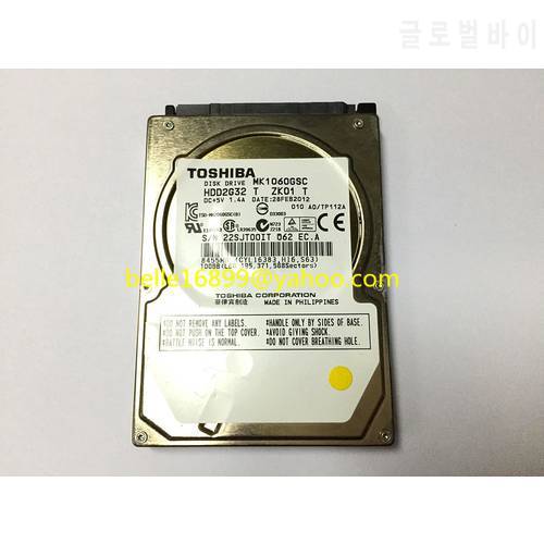 Free ship Origianl new Disk drive MK1060GSC HDD2G32 E ZK01 DC+5V 1.4A 100GB For Den-so Car HDD navigation systems made in Japan