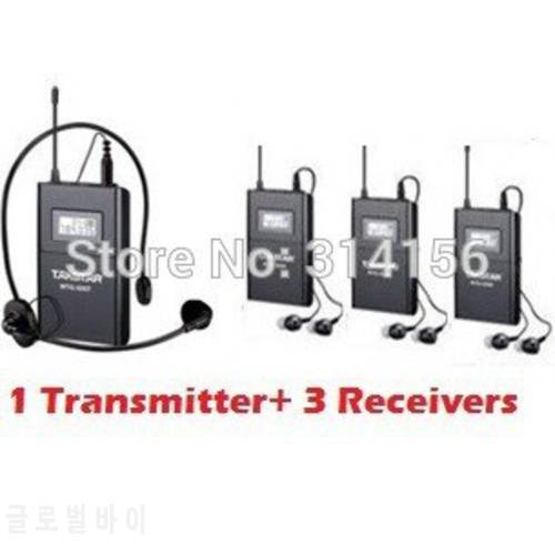 Takstar WTG-500/WTG 500 UHF Wireless Tour Guide System for Tourist guide/Simultaneous interpretation 1 Transmitter+3 Receivers