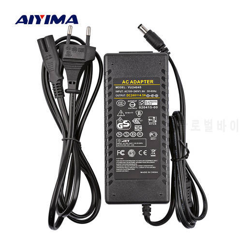 Amplifier 24V Power Adapter AC100-240V To DC24V 4A Power Supply For TPA3116 TPA3116D2 TDA7498E Sound Amplifiers US EU UK AU Plug