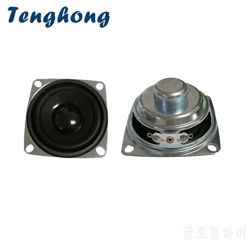 Tenghong 2pcs 2 Inch 52mm Portable Audio Speakers 4Ohm 3W Bluetooth Full Range Speaker Unit For Home Theater Loudspeaker DIY