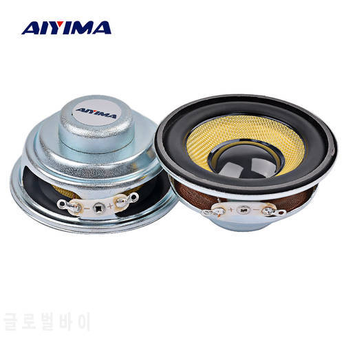 AIYIMA 2Pc Mini Audio Portable Speaker 52MM 4 8 Ohm 5W Waterproof Glassfiber Full Range Bluetooth Speaker DIY Home Sound Theater