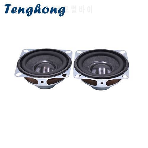 Tenghong 2pcs 2Inch 52MM Audio Speakers 4Ohm 5W Full Range Bluetooth Speaker Unit Horn Bass Multimedia Loudspeaker Home Theater