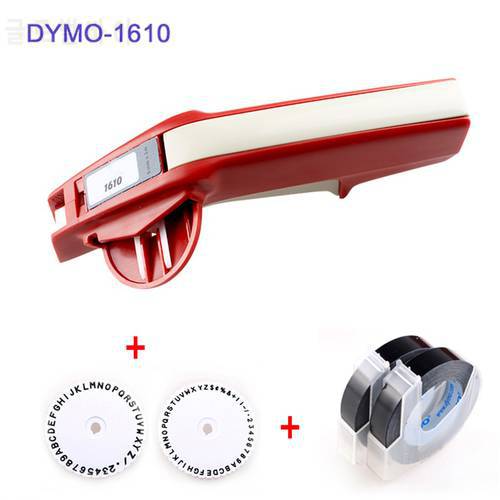 New 1610 Manual Label Printer For Dymo 1610 Manual Label Maker 3D Embossing Plastic Label Manual machine