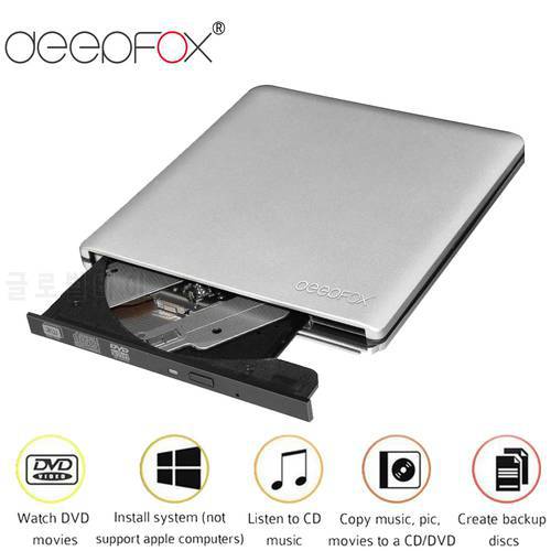 Portable USB 3.0 DVD-ROM CD ROM Optical Drive External SlimDisk Reader Desktop PC Laptop Tablet Promotion DVD Player