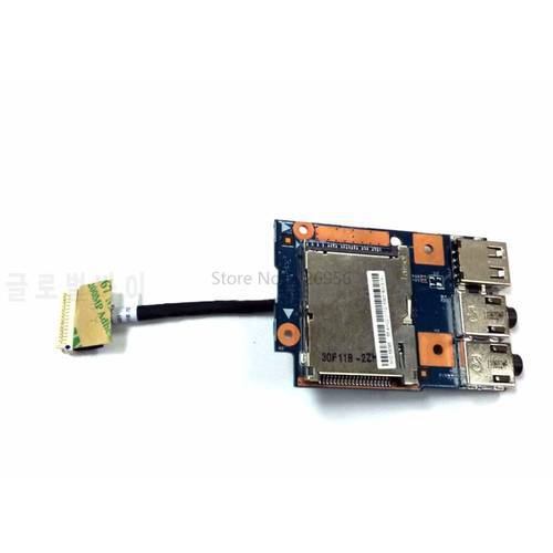 LA57 USB Audio Board Cable For Lenovo B570 B575 B575E Z570 V570 Laptop Card Reader 48.4PA04.01M 11013299