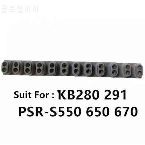 For Yamaha Keyboard KB280 KB290 PSR 650 PSR670 PSR-S550 Conductive Rubber Bar