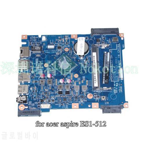 NOKOTION laptop motherboard For Acer aspire ES1-512 NBMRW11003 EA53-BM EG52-BM MB 14222-1 448.03703.0011 Mainboard +heatsink fan