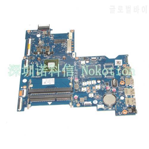 NOKOTION Laptop Motherboard For HP 15-AF ABL51 LA-C781P 813966-501 813966-001 Mainboard With Processor Onboard