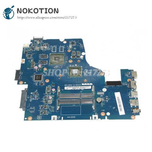 NOKOTION For Acer aspire E5-521 E5-521G Laptop Motherboard Z5WAE LA-B231P NBMS511001 DDR3 with Processor onboard