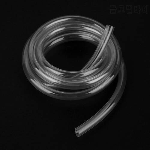 ALLOYSEED 2m/6.56ft 9.5x12.7mm Transparent PVC Pipe Tube Computer PC Water Cooling CPU GPU Water Cooler System Watercooling Hose