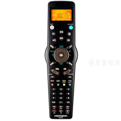 Chunghop RM-991 TV/SAT/DVD/CBL/CD/AC/VCR Universal Remote Control Learning for 6 Nets in 1 Code
