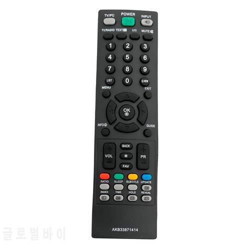 New AKB33871414 TV Remote Control fits for LG TV M228WD M197WD M227WD-L M227WDJ 19LG3000-ZA FLATRON FLATRON