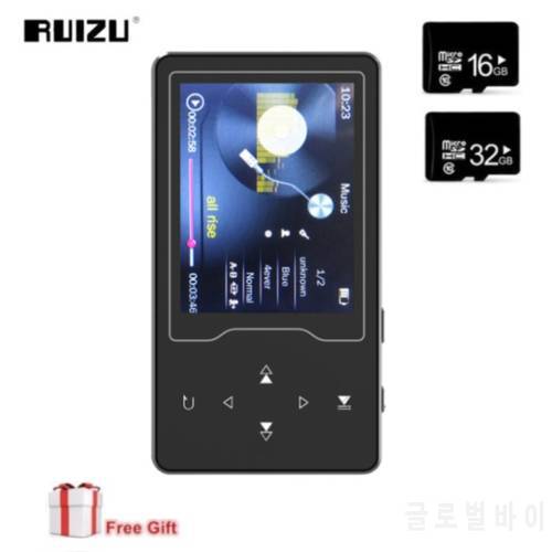 Newset Ruizu M18 Bluetooth 5.0 player 2.4inch Touch Screen MP3 Player HiFi Music Player with Pedometer Recording Radio E-Book