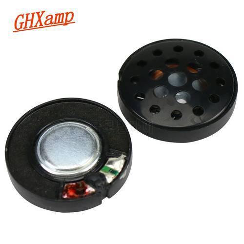 GHXAMP 30mm Headphone Speaker Unit With Cap 113db White Magnetic Headset Driver Full Range Speakers For Headphones 2pcs