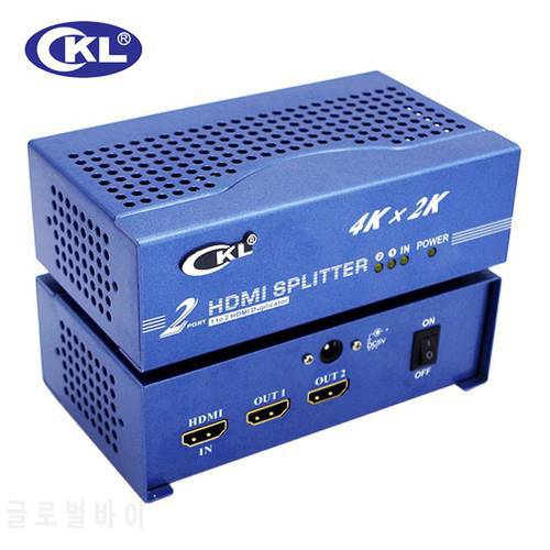 CKL HD-9242 2 Port 3D HDMI 1.4V Splitter 1 in 2 out 1x2 HDMI Distributor HDTV 2Kx4K 4K*2K Video