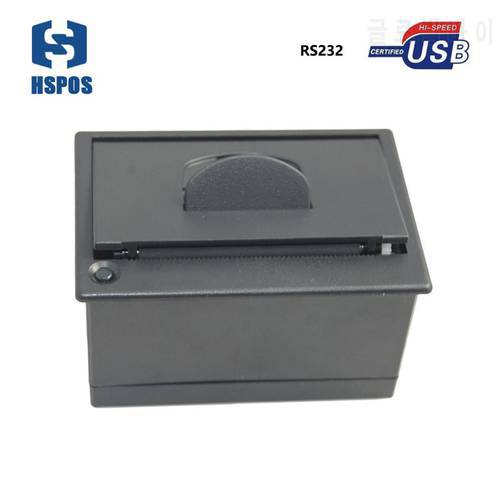 low price USB receipt panel mount printer mechanisms support POS system operating DC5V