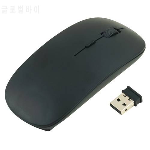 2.4G Wireless Mouse Ultra-Thin 1200DPI Optical Mouse Mice with USB Dongle For Windows 2000 ME XP Vista 7 Laptop PC