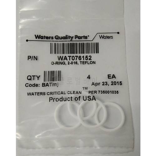 For WATERS 2-016, PTFE Sealed O-Ring WAT076152 4 Pack