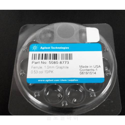 For Agilent 5080-8773 Sealing washer, Graphite ferrule, 1mm 10 Per Pack