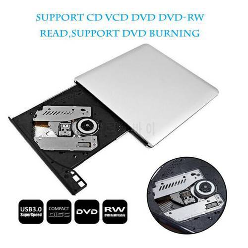 TPFEEL External USB 3.0 Slim Portable DVD-RW Drive Writer/Rewriter/Burner CD DVD RW for Laptops Desktops Notebooks