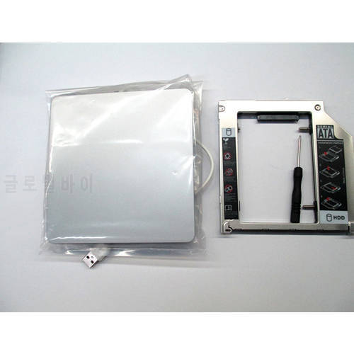 Super slim USB2.0 slot-in DVDDRW Kit USB DVD Case and 15
