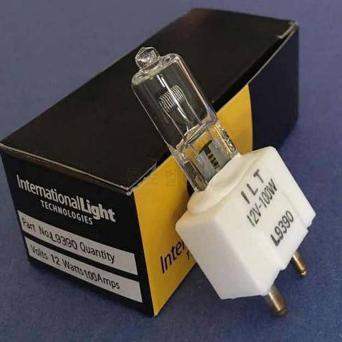 For ILT L9390 12V 100W Biochemical Photometer Lamp,Printing Machine Main light,GILWAY 12V100W GY9.5 Tungsten Halogen Bulb