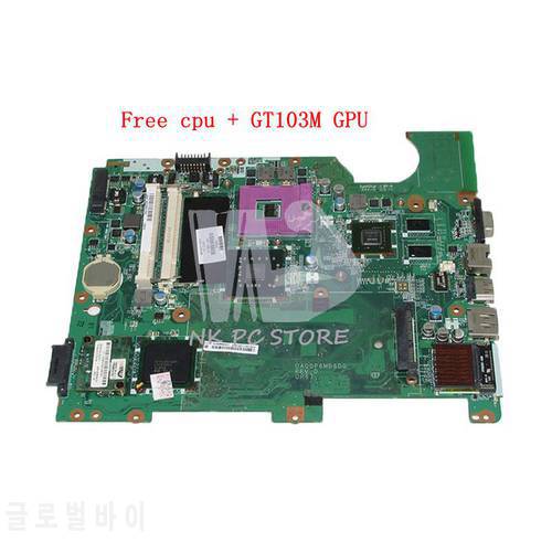 NOKOTION DA00P6MB6D0 517837-001 For HP Compaq Presario CQ61 G61 Laptop Motherboard DDR2 G103M GPU Free cpu