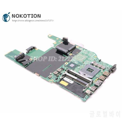 NOKOTION Brand New 04W0720 04W0398 Laptop Motherboard For Lenovo thinkpad E520 MAIN BOARD HM65 UMA DDR3